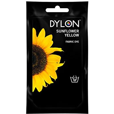 Dritz Dylon 87005 Permanent Fabric Dye, 1.75-Ounce, Sunflower Yellow Dritz Dylon 87005 Permanent Fabric Dye, 1.75-Ounce, Sunflower Yellow