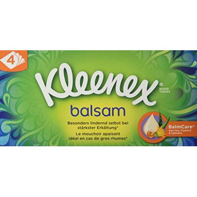 Kleenex - Balsam 4 Ply - 60 Tissues - 24 Packs - Tissues Kleenex - Balsam 4 Ply - 60 Tissues - 24 Packs - Tissues