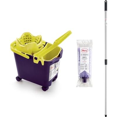 Mery Model - Microfiber Mop with Telescopic Handle - Cleaning Set Mery Model - Microfiber Mop with Telescopic Handle - Cleaning Set