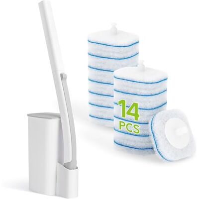 IVYROLL Toilet Bowl Cleaner Wand with 14 Refills IVYROLL Toilet Bowl Cleaner Wand with 14 Refills