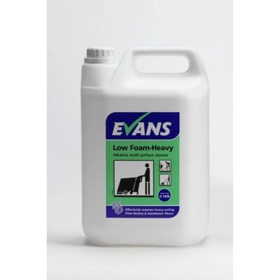 Evans Vanodine Evans Low Foam Heavy Multi Surface Cleaner for Warehouse & Factory Floors 5ltr Evans Vanodine Evans Low Foam Heavy Multi Surface Cleaner for Warehouse & Factory Floors 5ltr