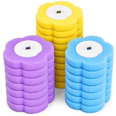Damkvuo Disposable Toilet Brush Refills Toilet Brush Refills Pads 36 Pcs Set 36 Pack, Ocean Fragrance, Self Dissolving Soap, Non Woven Sponge, 360 Rim Cleaning, Home Hotel Caravan, Housekeepers Damkvuo Disposable Toilet Brush Refills Toilet Brush Refills Pads 36 Pcs Set 36 Pack, Ocean Fragrance, Self Dissolving Soap, Non Woven Sponge, 360 Rim Cleaning, Home Hotel Caravan, Housekeepers