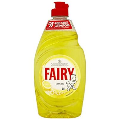 Fairy Clean and Fresh Lemon Washing Up Liquid 433 ml (Pack of 5) Fairy Clean and Fresh Lemon Washing Up Liquid 433 ml (Pack of 5)