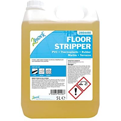 2WORK Floor Stripper Non-Rinse Formula 5 Litre Bulk Bottle 2W04498 2WORK Floor Stripper Non-Rinse Formula 5 Litre Bulk Bottle 2W04498