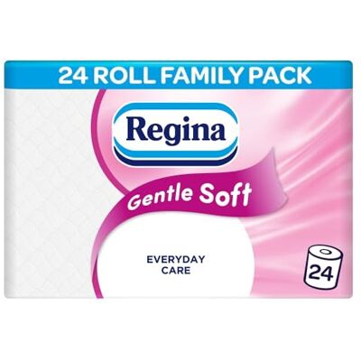 Regina Gentle Soft 3-Ply Toilet Rolls - Toilet Rolls Regina Gentle Soft 3-Ply Toilet Rolls - Toilet Rolls