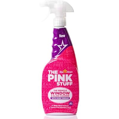 Stardrops The Pink Stuff The Miracle Window and Glass Cleaner Spray- 25.36 Fl Oz 10-Pack Full Case Stardrops The Pink Stuff The Miracle Window and Glass Cleaner Spray- 25.36 Fl Oz 10-Pack Full Case