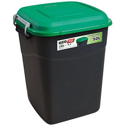 INDUSTRIAS TAYG Contenedor Residuos 50L Handles Lid - Trash Container INDUSTRIAS TAYG Contenedor Residuos 50L Handles Lid - Trash Container