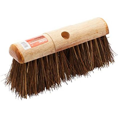 ProDec 13" Natural Palmyra Fibre Stiff Scavenger Broom Head for Heavy Duty Outdoor Sweeping ProDec 13" Natural Palmyra Fibre Stiff Scavenger Broom Head for Heavy Duty Outdoor Sweeping
