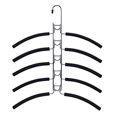 Nature Smile 2 Pack 5 in 1 Anti Slip Metal Sweater Coat Hangers,Multi Layers Wardrobe Clothes Rack,Heavy Duty Metal Space Saver Shirt Blouse Hanger Closet Storage Organizer Nature Smile 2 Pack 5 in 1 Anti Slip Metal Sweater Coat Hangers,Multi Layers Wardrobe Clothes Rack,Heavy Duty Metal Space Saver Shirt Blouse Hanger Closet Storage Organizer