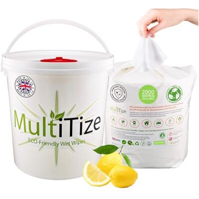 GymiTize Surface Wipes 1x 500 Wipe Bucket + 1x 500 Wipe Refill Roll GymiTize Surface Wipes 1x 500 Wipe Bucket + 1x 500 Wipe Refill Roll
