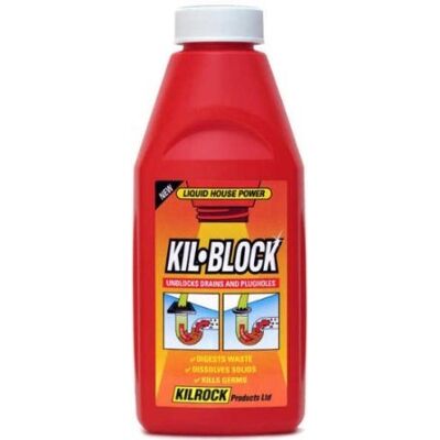 Kilrock KIL-BLOC 500ML DRAIN CLEANER BATHROOM (Pack Of 1) Kilrock KIL-BLOC 500ML DRAIN CLEANER BATHROOM (Pack Of 1)