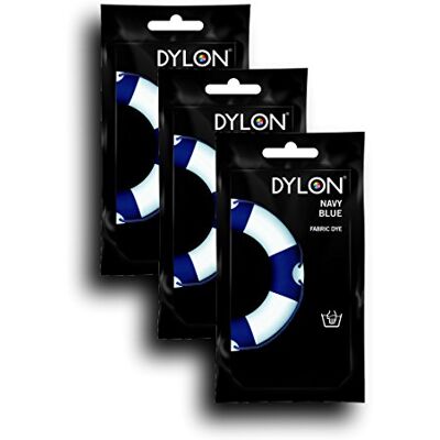 Dylon Navy Blue Hand Fabric Dye 3 Pack Dylon Navy Blue Hand Fabric Dye 3 Pack