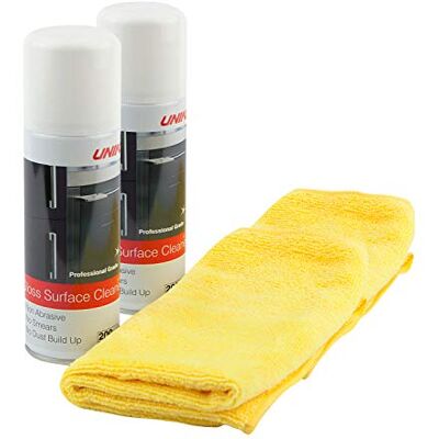 Unika Gloss Surface Cleaner and Microfibre Cloth - Twinpack - surface cleaner Unika Gloss Surface Cleaner and Microfibre Cloth - Twinpack - surface cleaner
