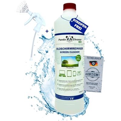 PandaCleaner Alcohol Display Cleaner 1000 ml Spray Bottle TV Cleaner LCD Cleaner Monitor Cleaner Screen Cleaning Protection & Care (1000 ml Spray Bottle) PandaCleaner Alcohol Display Cleaner 1000 ml Spray Bottle TV Cleaner LCD Cleaner Monitor Cleaner Screen Cleaning Protection & Care (1000 ml Spray Bottle)