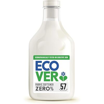 Ecover Zero Fabric Softener for Sensitive Skin, Baby Fabric Conditioner, Dermatologically Tested, 57 Washes, 1x 1.43L Ecover Zero Fabric Softener for Sensitive Skin, Baby Fabric Conditioner, Dermatologically Tested, 57 Washes, 1x 1.43L