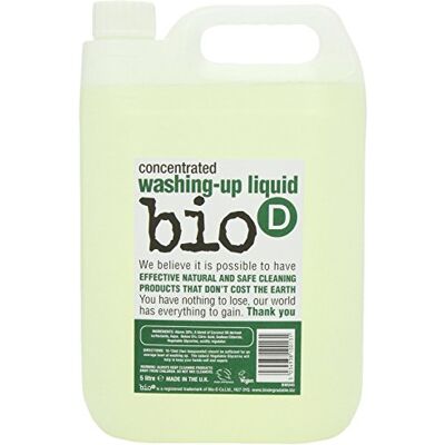 Bio-d (2 Pack) Washing Up Liquid 5000ml 2 PACK BUNDLE Bio-d (2 Pack) Washing Up Liquid 5000ml 2 PACK BUNDLE