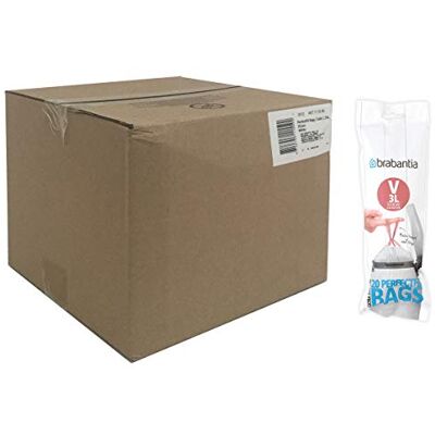 Brabantia Bin Liners 3L V Pack of 12 Brabantia Bin Liners 3L V Pack of 12