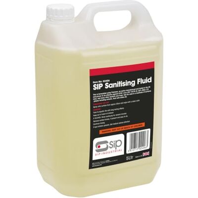 Sip Industrial 5ltr Sanitising Fluid - Sanitising Fluid Sip Industrial 5ltr Sanitising Fluid - Sanitising Fluid