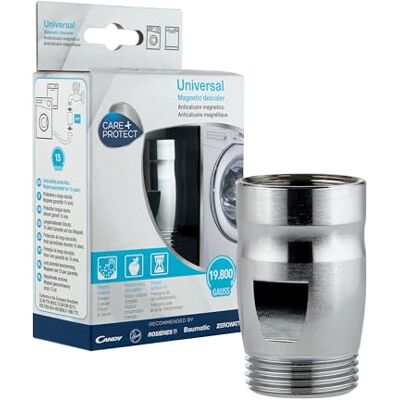 Care+ Protect Magnetic Descaler for Washing Machine and Dishwasher, Universal Water Softener, Eliminates Limescale and Reduces Energy Consumption, Pack of 1 Magnet Care+ Protect Magnetic Descaler for Washing Machine and Dishwasher, Universal Water Softener, Eliminates Limescale and Reduces Energy Consumption, Pack of 1 Magnet
