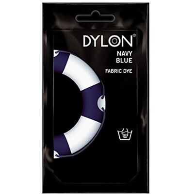Dylon Navy Blue (08) Hand Dye Die 50g Clothes Fabric Dye Dylon Navy Blue (08) Hand Dye Die 50g Clothes Fabric Dye
