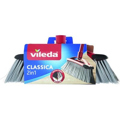 Vileda 2 in 1 Broom Classic red Vileda 2 in 1 Broom Classic red