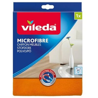 Vileda 126588 Microfibre Dust Cloth – Removes Dust, without Raise Dust – Pack of 3,Orange Vileda 126588 Microfibre Dust Cloth – Removes Dust, without Raise Dust – Pack of 3,Orange