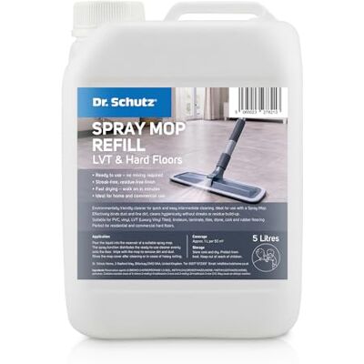 Dr. Schutz Spray Mop Refill for LVT & Hard Floors – Streak-Free Floor Cleaner – Fast Drying, Ready to Use – 1L & 5L (5 Litre) (5 Litre) Dr. Schutz Spray Mop Refill for LVT & Hard Floors – Streak-Free Floor Cleaner – Fast Drying, Ready to Use – 1L & 5L (5 Litre) (5 Litre)