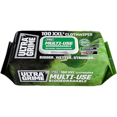 UltraGrime - Pro Bio Cloth Wipes - Cleaning Wipes UltraGrime - Pro Bio Cloth Wipes - Cleaning Wipes