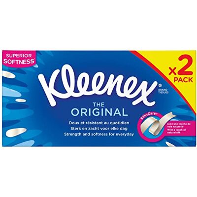 Kleenex The Original Triple Ply Tissues Pack of 2 Kleenex The Original Triple Ply Tissues Pack of 2