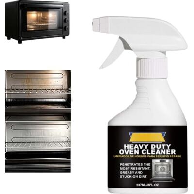 WSELiYi Heavy Duty Oven Cleaner Spray, Oven & Grill Cleaner Spray, All Purpose Cleaner, Stove Top Cleaner, Foam Cleaner Spray, Multi Surface Kitchen Cleaner Spray for Stain & Grease Remover, 237ML (1PC) WSELiYi Heavy Duty Oven Cleaner Spray, Oven & Grill Cleaner Spray, All Purpose Cleaner, Stove Top Cleaner, Foam Cleaner Spray, Multi Surface Kitchen Cleaner Spray for Stain & Grease Remover, 237ML (1PC)