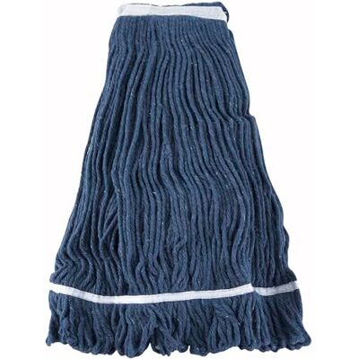 Winco Yarn Mop Head, 32-Ounce, 4 Ply Loop End, Blue Winco Yarn Mop Head, 32-Ounce, 4 Ply Loop End, Blue