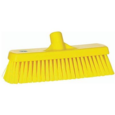 Vikan 7068 Yellow Medium Indoor/Outdoor Floor Broom - 300mm Vikan 7068 Yellow Medium Indoor/Outdoor Floor Broom - 300mm