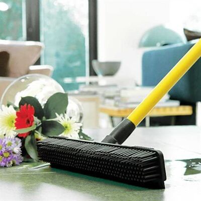 JML Rubber Wonderbroom: Multi-Purpose Telescopic Broom with Squeegee JML Rubber Wonderbroom: Multi-Purpose Telescopic Broom with Squeegee