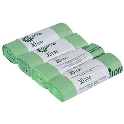 All-Green - Compostable Kerbside Caddy Liners - 30L - Garbage Bags All-Green - Compostable Kerbside Caddy Liners - 30L - Garbage Bags