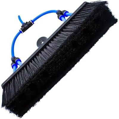Kiam Power Products Equip2clean Aquaspray Water Fed Window Cleaner Brush Head Nylon Bristles 26cm Safe for Glass Surface Cleaning Efficient Water Flow Compatible with Aquaspray & Standard Poles Kiam Power Products Equip2clean Aquaspray Water Fed Window Cleaner Brush Head Nylon Bristles 26cm Safe for Glass Surface Cleaning Efficient Water Flow Compatible with Aquaspray & Standard Poles