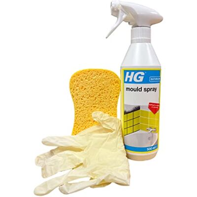 Homecare Essentials How to Remove Black Mould from Tiles, Grout and Bathrooms. Black Mould Removal Kit includes HG Mould Spray (1) Homecare Essentials How to Remove Black Mould from Tiles, Grout and Bathrooms. Black Mould Removal Kit includes HG Mould Spray (1)