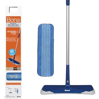BONA Microfiber mop premio - Flexible, Large Head, Parquet Floor Cleaner BONA Microfiber mop premio - Flexible, Large Head, Parquet Floor Cleaner