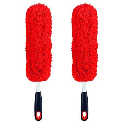 OXO Microfiber Hand Duster (Set of 2), Polyester, Soft, 11.2 ounces, Cleaning Dusters, Flexible, Washable, For Dusting OXO Microfiber Hand Duster (Set of 2), Polyester, Soft, 11.2 ounces, Cleaning Dusters, Flexible, Washable, For Dusting