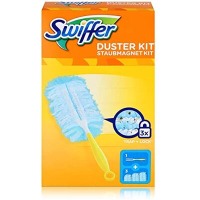 Swiffer dust Cleaner Set, 1 Handle and 3 Replacement Pads (Pack of 1x1 Piece) Swiffer dust Cleaner Set, 1 Handle and 3 Replacement Pads (Pack of 1x1 Piece)