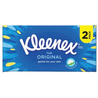 Kleenex Original Tissues 2 Boxes (144 Tissues Total) Kleenex Original Tissues 2 Boxes (144 Tissues Total)