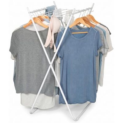 Honey Can Do Honey-Can-Do Easy Fold White Metal Collapsible Clothes Drying Rack, 40 lbs Honey Can Do Honey-Can-Do Easy Fold White Metal Collapsible Clothes Drying Rack, 40 lbs