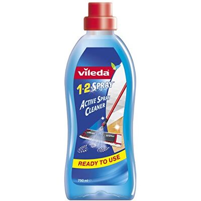 Vileda Floor Cleaning Liquid for 1-2 Spray Mop, 750 ml Vileda Floor Cleaning Liquid for 1-2 Spray Mop, 750 ml