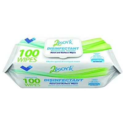 FINCHLEY 2Work Viricidal Hand and Surface Wipes (Pack of 100) 2W07385 Pen Free FINCHLEY 2Work Viricidal Hand and Surface Wipes (Pack of 100) 2W07385 Pen Free