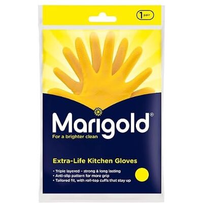 London Grocery Marigold Extra-Life Kitchen Gloves S Case of 72 London Grocery Marigold Extra-Life Kitchen Gloves S Case of 72