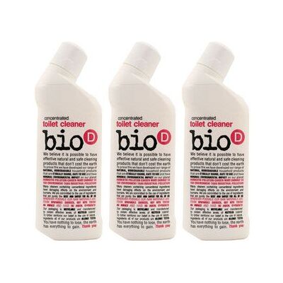 Bio-d (3 PACK) Toilet Cleaner 750ml 3 PACK BUNDLE Bio-d (3 PACK) Toilet Cleaner 750ml 3 PACK BUNDLE