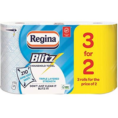 Regina Blitz Kitchen Towel 12 Rolls by Blitz Regina Blitz Kitchen Towel 12 Rolls by Blitz