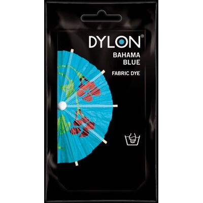 Dylon Fabric Dye for hand use Pack of 4x50g Paradise Blue Dylon Fabric Dye for hand use Pack of 4x50g Paradise Blue