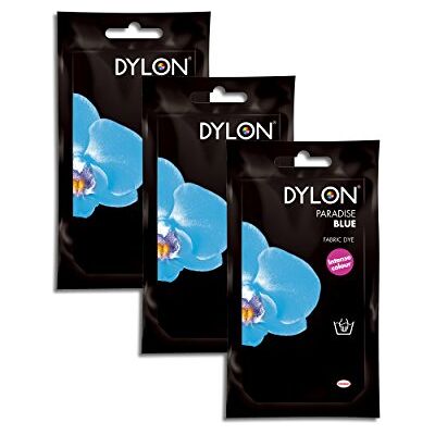 Dylon Paradise Blue Hand Fabric Dye 3 Pack Dylon Paradise Blue Hand Fabric Dye 3 Pack