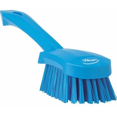 Vikan 41923 Stiff Washing / Scrubbing Hand Brush, Short Handle, 270mm (Blue) Vikan 41923 Stiff Washing / Scrubbing Hand Brush, Short Handle, 270mm (Blue)