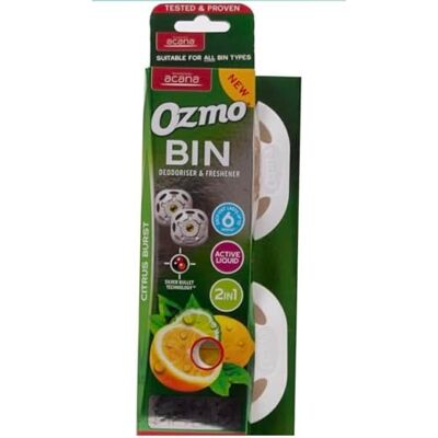 Ozmo Wheelie Bin Deodoriser & Air Freshener 1 Pack Citrus Fruits Ozmo Wheelie Bin Deodoriser & Air Freshener 1 Pack Citrus Fruits